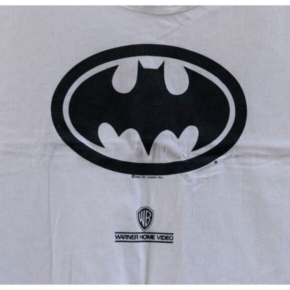 Batman‎ NWOT Promo DC Comics Warner Home Video White Tank Top Size L - Picture 2 of 5
